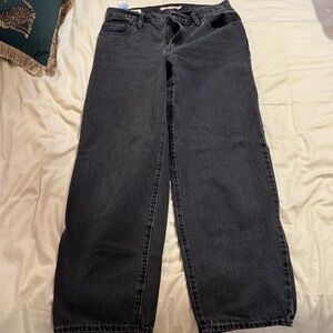Women’s Levi’s Baggy Dad Black Jeans